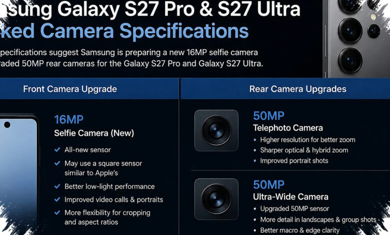Galaxy S27 Pro dan Ultra Naik Kelas, Kamera Selfie 16MP Kini Dipadukan Fitur Privasi untuk Semua