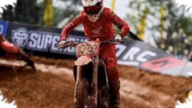 Start Paling Akhir, Valrossi Sempat Memimpin Balapan hingga Podium Perdana Kejurnas MX2