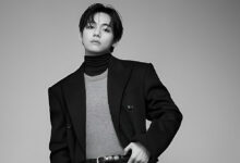 V BTS Tampil Merah Menyala Di Paris, Jidatnya Ikut Jadi Sorotan Di Show CELINE