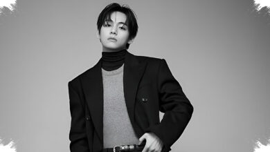 V BTS Tampil Merah Menyala Di Paris, Jidatnya Ikut Jadi Sorotan Di Show CELINE