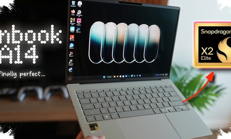 ASUS Bikin Zenbook A14 Makin Ngebut, Laptop Ringan Favorit Ini Kini Pakai Snapdragon X2 Elite