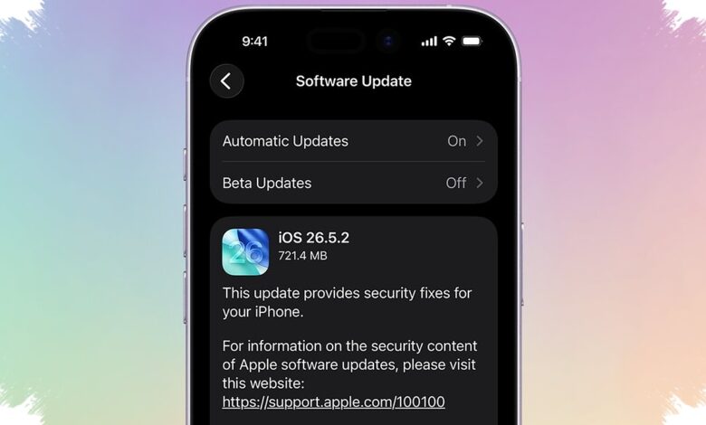 Apple Rilis iOS 26.5.2 Tanpa Fitur Baru, 29 Celah Keamanan Ini Justru Lebih Mendesak