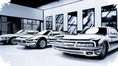 Mobil Ini Asli, Tapi Tampak Seperti Sketsa Komik Di Museum Petersen