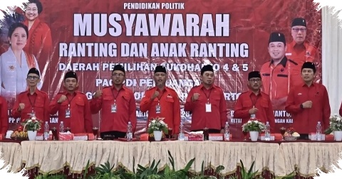 Dahono Pimpin Akselerasi Organisasi di Jateng, Struktur PDIP Sukoharjo Resmi Siap Tempur