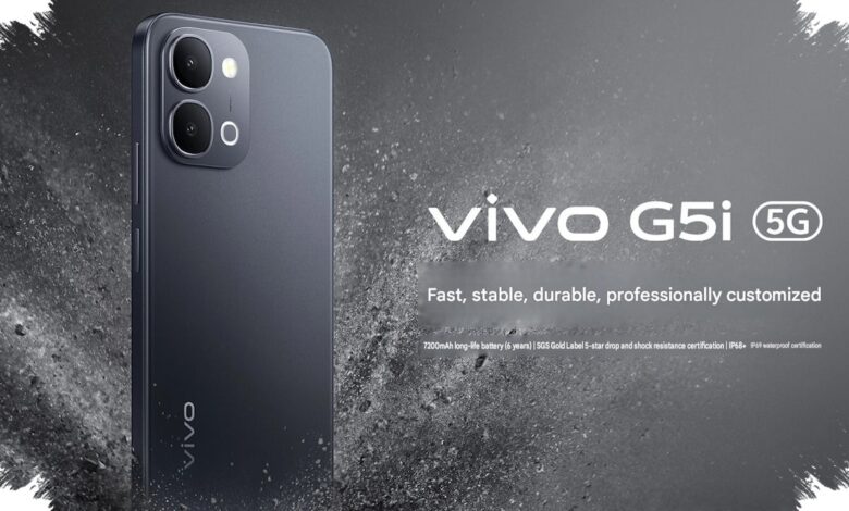 Vivo G5i Dan G5z Meluncur Dengan Baterai 7.200mAh, Layar 120Hz Dan Snapdragon 4 Gen 2