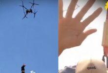 Petani Jombang Pulang Bergelantungan Di Drone, Aksi 1,5 Kilometer Yang Memancing Tanya Soal Aman Dan Legalitas