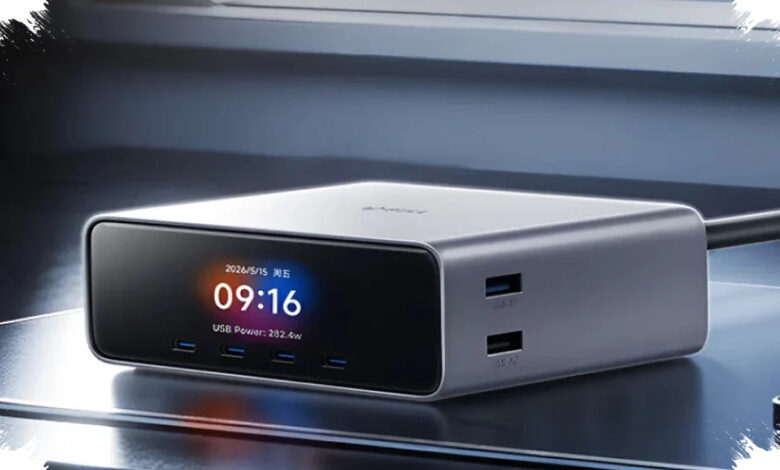 Bull Rilis Charger Meja 300W 8 Port, Ada Layar Real-Time dan Daya Bisa Diatur dari Aplikasi