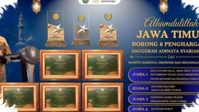 Jawa Timur Borong Delapan Anugerah Adinata Syariah, Khofifah Tegaskan Jatim Siap Pimpin Ekonomi Syariah Nasional