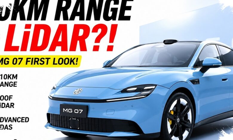 MG 07 Mulai Dirakit Massal, Sedan Liftback 650 Km dengan Lidar Ini Siap Mengusik Rival