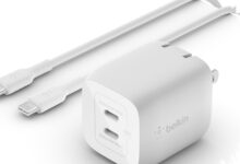 Belkin Rilis Power Bank 10.000mAh 45W dengan Kabel USB-C Menyatu, Sisa Baterai Tampil Akurat