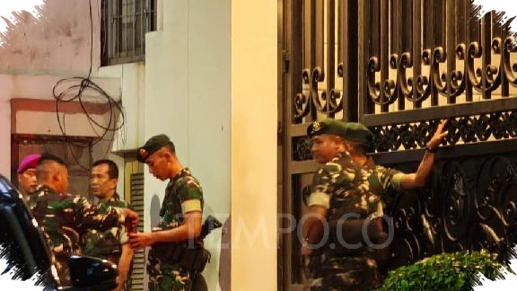 Rumah Febrie Adriansyah Dijaga Puluhan Tentara, Seusai Penggeledahan Polisi di Jakarta Selatan