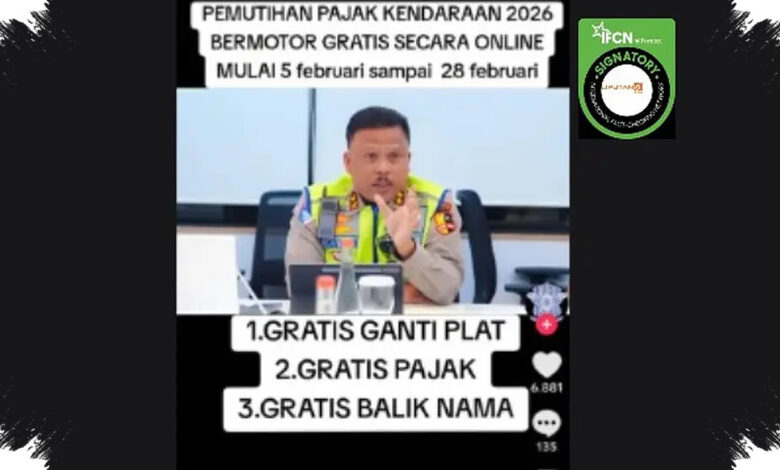 Pemutihan Pajak Kendaraan Gratis? Waspada Link Sembarangan yang Bisa Jadi Scam
