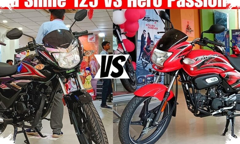 Nambah Sedikit ke 125cc, Perbandingan Hero Passion+ Disc dan Honda Shine 125 Ini Bikin Ragu