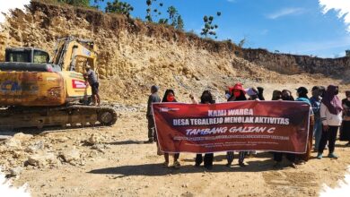 Warga Tegalrejo Menolak Tambang Gamping, DLHK Jateng Siap Bahas dengan ESDM