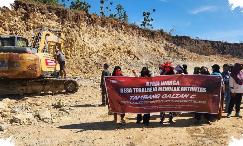 Warga Tegalrejo Menolak Tambang Gamping, DLHK Jateng Siap Bahas dengan ESDM