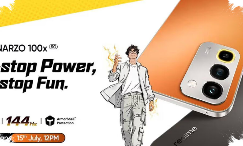 Realme Narzo 100x 5G Siap Meluncur, Bawa Baterai 8.000mAh dan Layar 144Hz