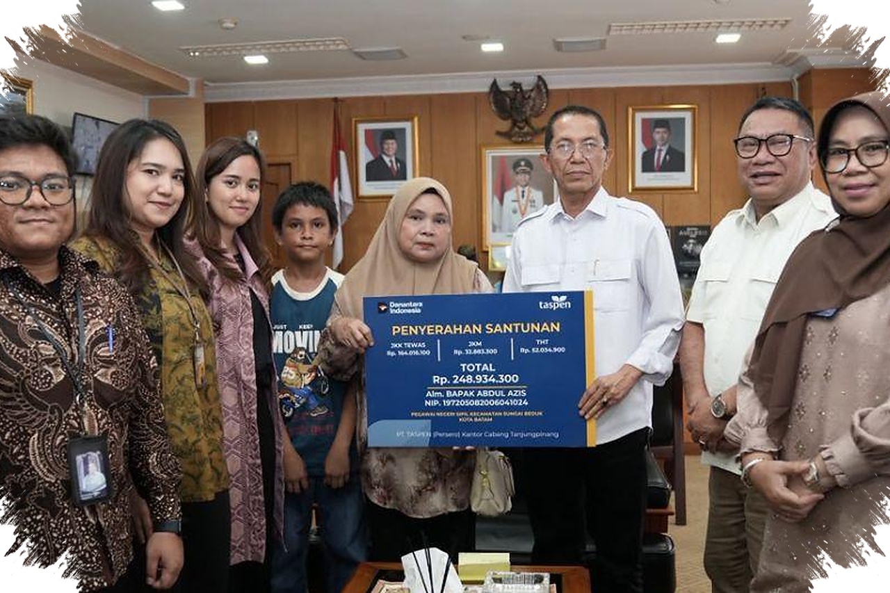 TASPEN Salurkan Rp1,08 Miliar ke Keluarga ASN di Kepri, Perlindungan Tetap Jalan