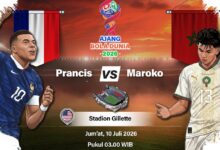 Prancis vs Maroko di Piala Dunia 2026, TVRI Tayang Gratis dan Ada Opsi Streaming