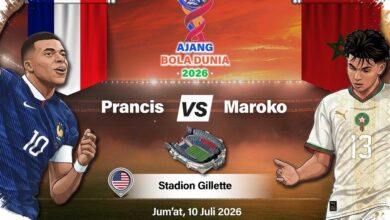 Prancis vs Maroko di Piala Dunia 2026, TVRI Tayang Gratis dan Ada Opsi Streaming