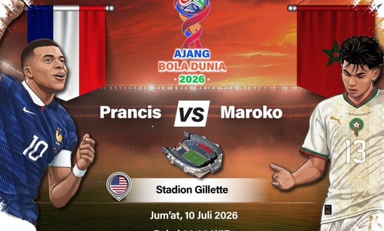 Prancis vs Maroko di Piala Dunia 2026, TVRI Tayang Gratis dan Ada Opsi Streaming