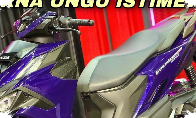 Vario Evo 160 ABS Purple Hadir Lebih Mewah, Harga OTR Karawang Rp31,75 Juta