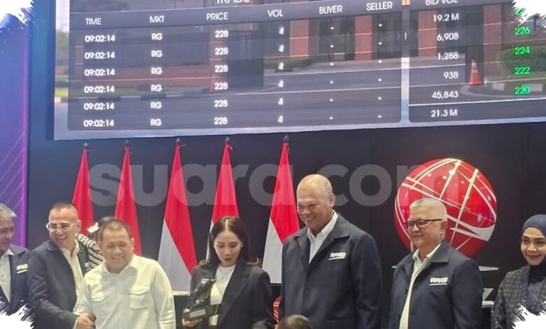 RANS Melantai Di Bursa, Haji Isam Hingga Boy Thohir Hadir Menyaksikan Debutnya