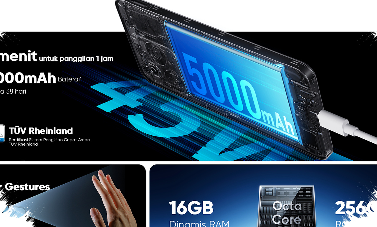7 HP Realme Rp1 Jutaan per Juli 2026, RAM Besar hingga Baterai Awet