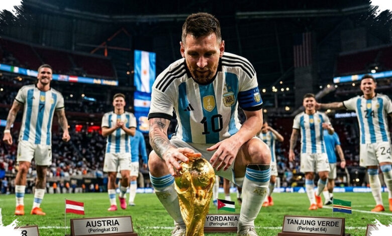 Argentina Melaju ke Semifinal, Tanpa Sekali Pun Menantang 10 Besar FIFA