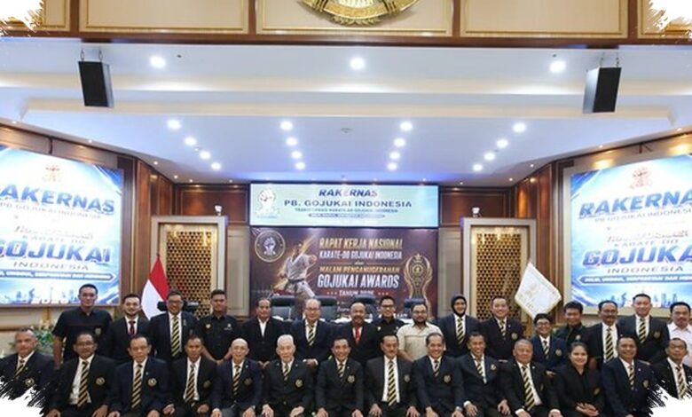 Rakernas Gojukai Ditutup Dengan Penghargaan, Nama-Nama Besar Ikut Diganjar