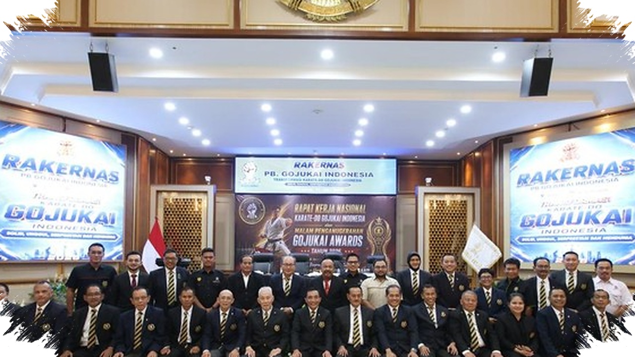 Rakernas Gojukai Ditutup Dengan Penghargaan, Nama-Nama Besar Ikut Diganjar