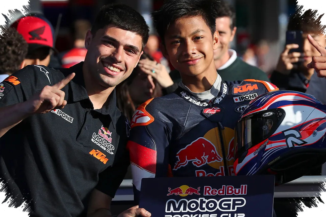 Kiandra Ramadhipa Naik ke Posisi 3, Klasemen Red Bull Rookies MotoGP Cup Kian Panas