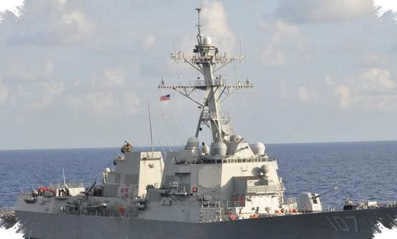 China Bangun Replika Kapal Perusak AS di Gurun, Sinyal Kesiapan Perang Makin Nyata