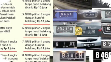 Pelat Nomor Cantik Ternyata Bayarnya 5 Tahun Sekali, Pajak Tahunannya Tetap Normal