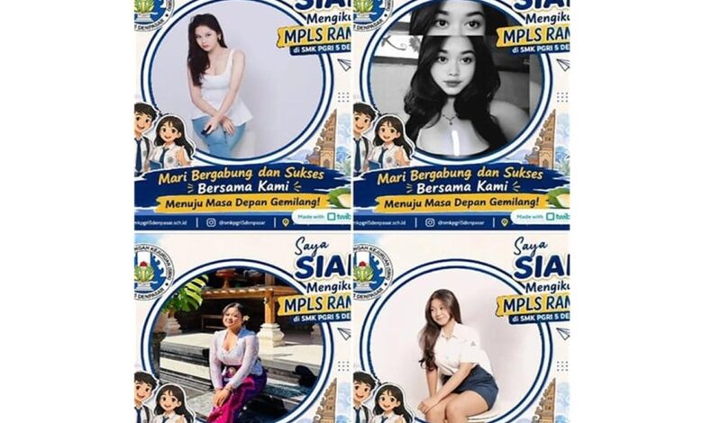 Twibbon MPLS di Denpasar Disorot, SMK PGRI 5 Beri Pembinaan Khusus