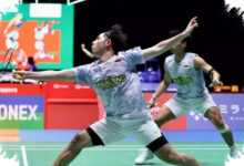 Cedera Punggung Kambuh, Sabar/Reza Tetap Lolos Setelah Duel Tiga Gim di Japan Open 2026