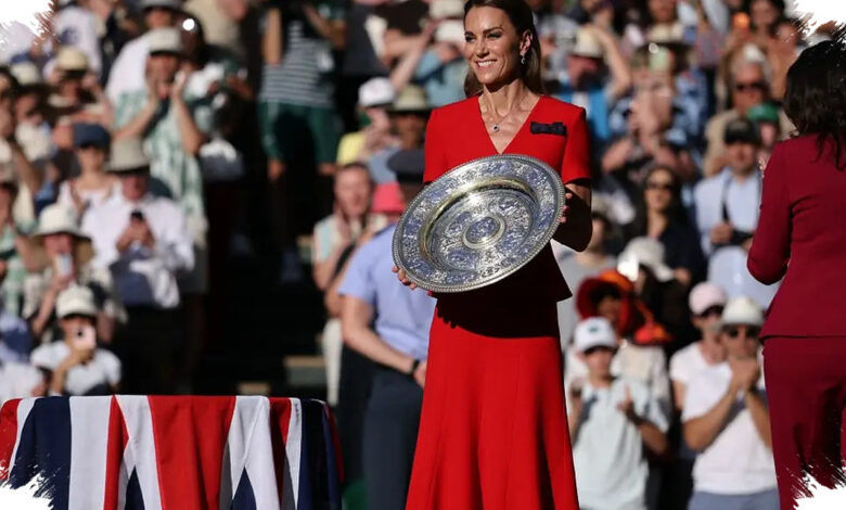 Kate Middleton Pilih Merah Ceri dan Olive Saat Menutup Wimbledon 2026