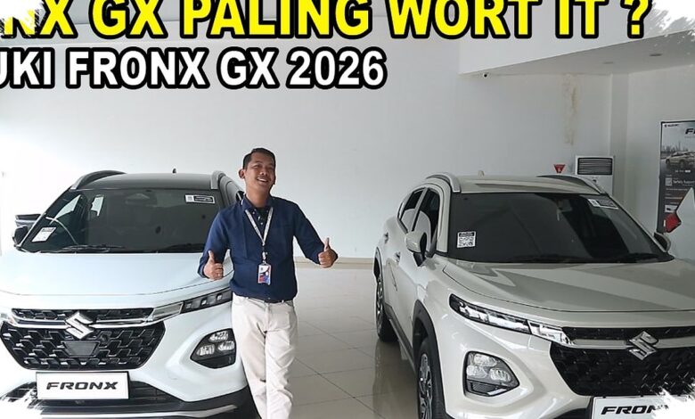 Suzuki Fronx GX Hybrid Matik 2026, Desain Coupe dan Kabin yang Terasa Lebih Premium
