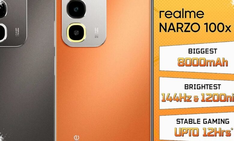 Realme Narzo 100x 5G Hadir di India, Bawa Baterai 8.000mAh dan Layar 144Hz