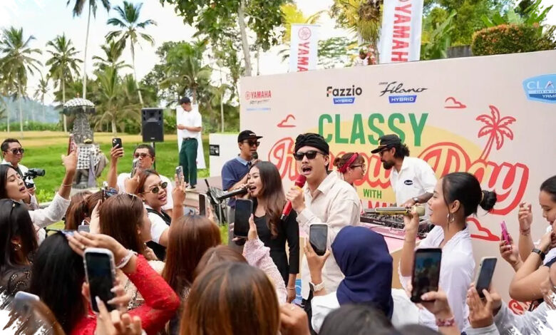 Ratusan Anak Muda Bali Riding Bareng Grand Filano Hybrid, Baskara Mahendra Ikut Tampil Stylish
