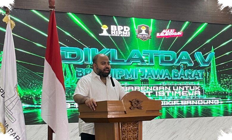 Jay Singgih Soroti Peran HIPMI Cetak Lapangan Kerja, Diklatda Jabar Jadi Panggung Kader Muda