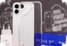 Tecno Pova 8 5G Tampil Futuristik dengan Layar Mini Unik dan Baterai 8.000 mAh