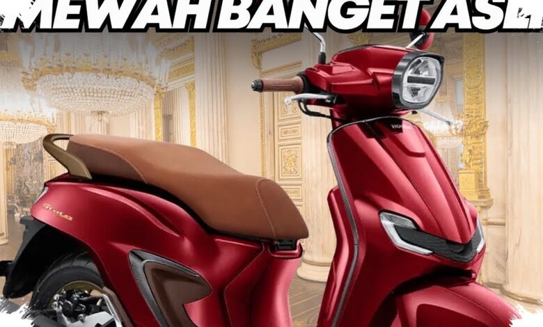 Honda Stylo 160 Special Burgundy 2026, Kalem di Luar tapi Mesin 160 cc-nya Mengejutkan