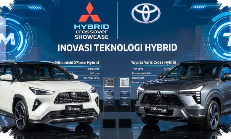 Mitsubishi XForce Hybrid Tantang Yaris Cross Hybrid, Bodi Lebih Besar dan 7 Mode