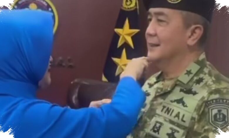 Ayah Awkarin Naik Menjadi Laksda TNI AL, Pesan Amanah dan Cinta Orangtuanya