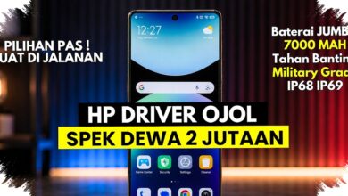7 HP 2 Jutaan untuk Gojek dan Grab, Ada Baterai 7.000 mAh dan GPS Lengkap