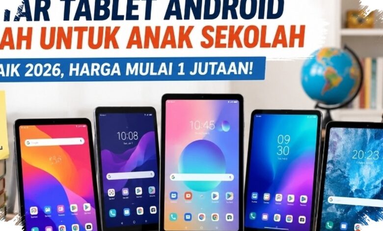 5 Tablet Anak Sekolah yang Tak Cuma untuk Hiburan, Ada Pilihan Rp1 Jutaan