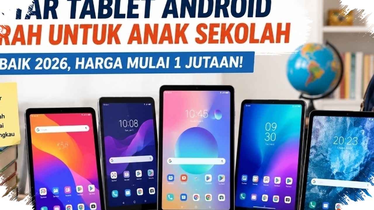5 Tablet Anak Sekolah yang Tak Cuma untuk Hiburan, Ada Pilihan Rp1 Jutaan