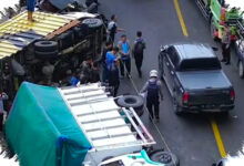 Truk Diduga Rem Blong Tabrak 8 Kendaraan di Deli Serdang, 4 Orang Tewas
