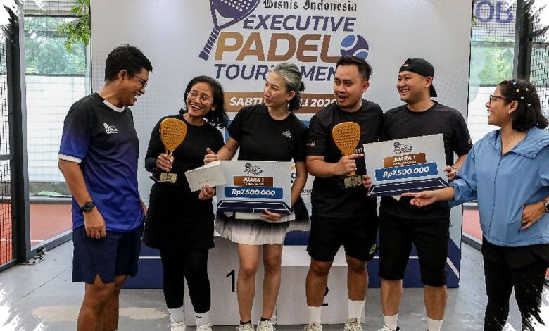 Antam dan BRI Menang di Turnamen Padel Eksekutif, Bank Raya Dua Kali Runner-up