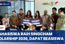 13 Mahasiswa Raih Beasiswa SingCham 2026, Ada Magang hingga Peluang Kerja